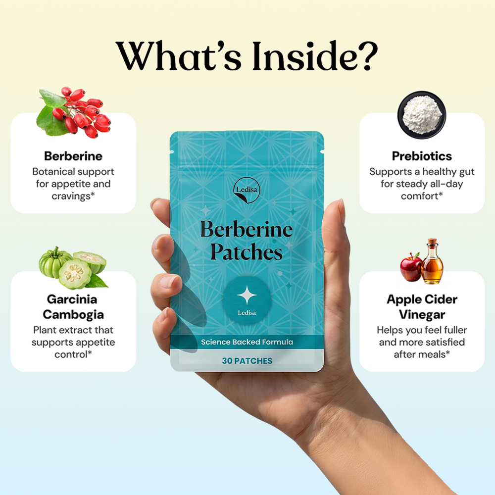 LEDISA BERBERINE DAILY SUPPORT PATCHES