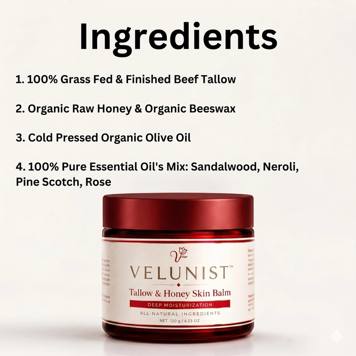 Velunist™ Tallow & Honey Skin Balm